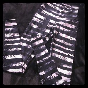 Lululemon striped palm tree leggings!